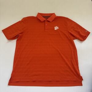 Champion Clemson Tigers Shirt Mens Large NCAA College‎ Football Polo Golf